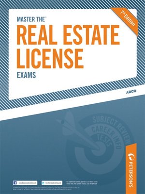 cover image of Master the Real Estate License Exams